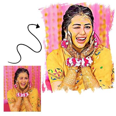 Mesmerising Digital Oil Painting