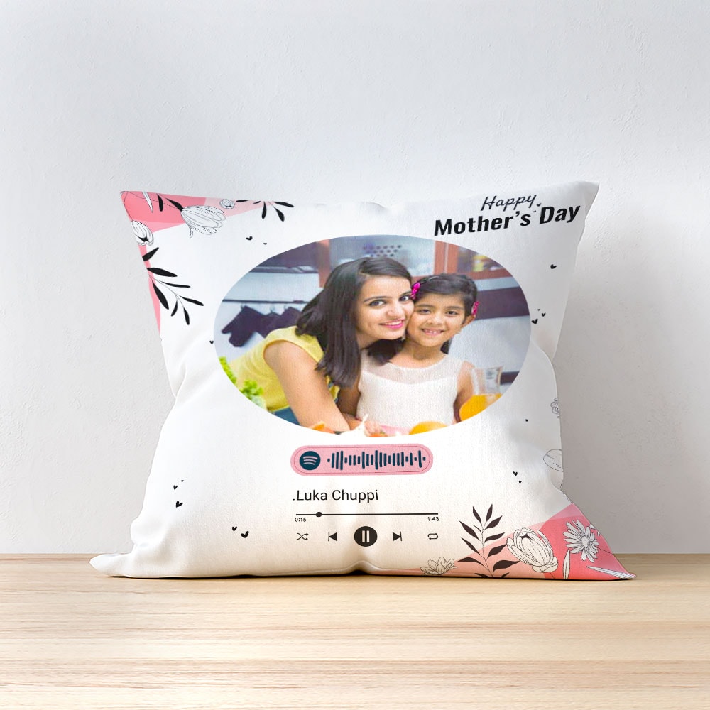  Fabulous Mom Spotify Cushion