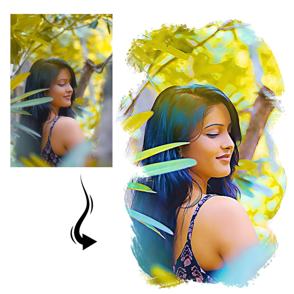 Glamorous Oil Painting Art